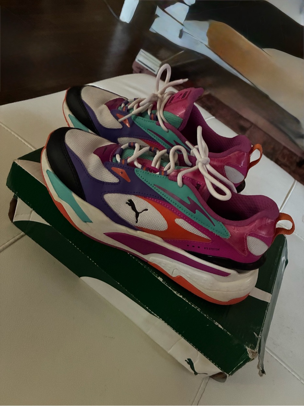 Puma woman’s Multicolor Sneakers - Pink Teal Purple Orange